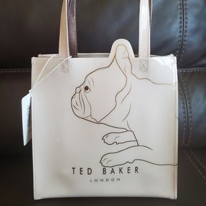 Ted Baker Cotton Dog Small Tote Bag